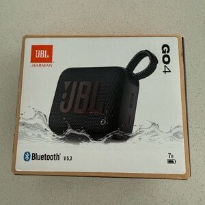 NWTJBL GO 4 Portable Bluetooth Speaker | Waterproof & Ultra-Compact (New in Box)